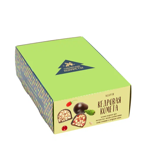 №2 Кедровая комета Ассорти (9429) (классика, клюква, шишка, земляника), 540г   в Нерюнгри