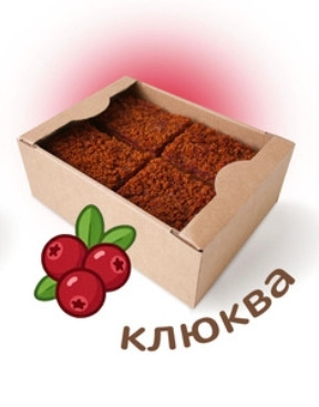 №3 Пряник 1кг с фруктовой начинкой Клюква в Нерюнгри