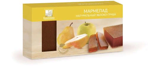  Мармелад пластовый 210г ЯБЛОКО-ГРУША в Нерюнгри