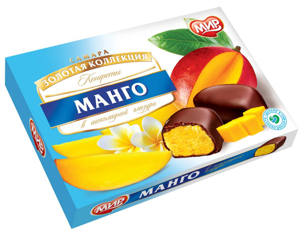  КФ МИР Манго-Кокос в шоколадной глазури 160г  в Нерюнгри