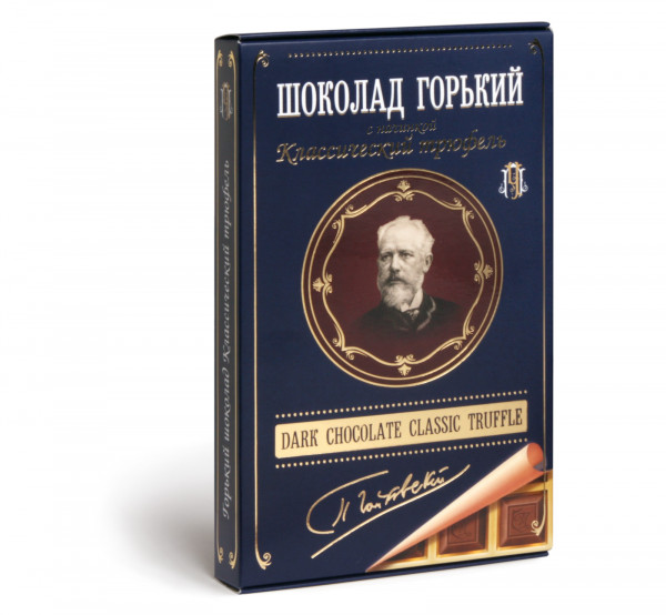 №1 Фабрика Томер  Горький шоколад ТРЮФЕЛЬ классический (Чайковский), 112г в Нерюнгри