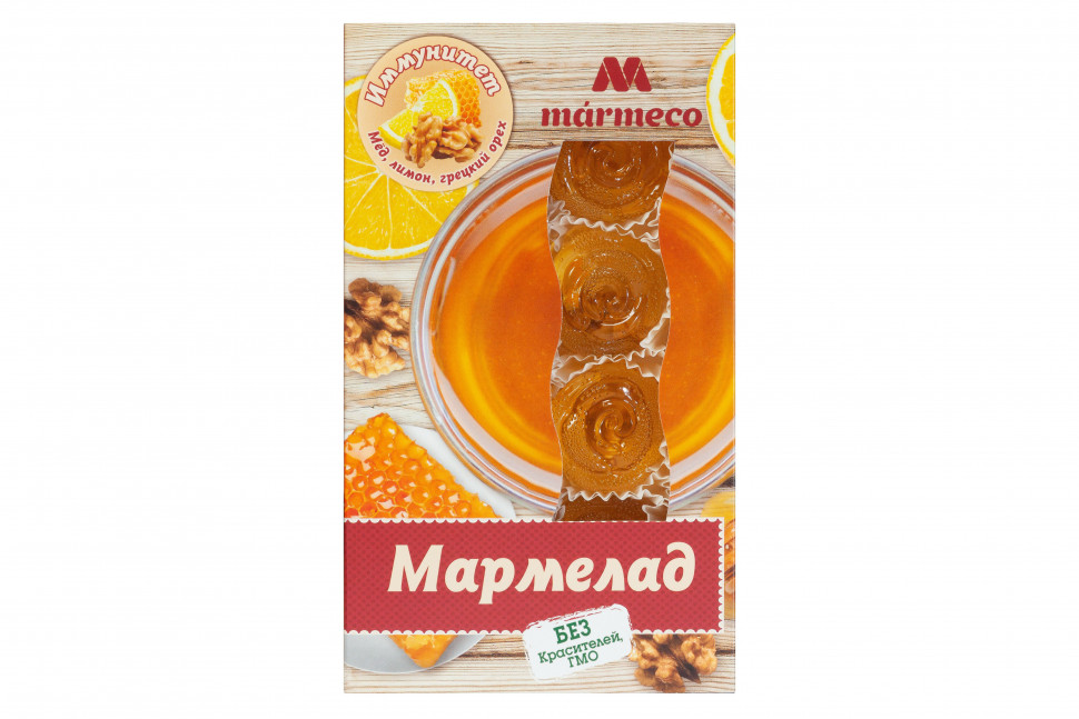  Мармелад "Иммунитет"  Мёд, лимон, грецкий орех, 180г  в Нерюнгри